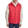 Champion mens Packable Puffer Vest With Stand Collar(Chili Pepper)