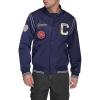 Champion mens Patch Varsity Bomber Jacket(Peacoat)
