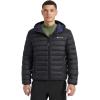Champion mens Performance Lightweight Puffer Jacket With Hood(Black)