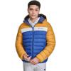 Champion mens Performance Lightweight Puffer Jacket With Hood(Sunflower Combo)