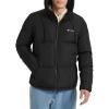 Champion mens Quilted Full-zip Hooded Puffer Jacket(Black)