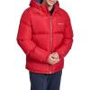 Champion mens Quilted Full-zip Hooded Puffer Jacket(Chili Pepper)