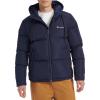 Champion mens Quilted Full-zip Hooded Puffer Jacket(Peacoat)