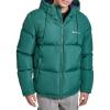 Champion mens Quilted Full-zip Hooded Puffer Jacket(Rain Forest)