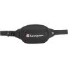 Champion unisex adult Waist Pack, Black/White Logo, One Size US