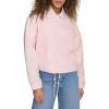 Champion womens Cropped Coached Jacket(Light Pink)
