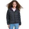 Champion womens Quilted Coat Packable Puffer Jacket With Hood(Black)