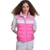 Champion womens Quilted Packable Puffer Vest(Pink Combo)