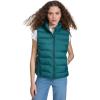 Champion womens Quilted Packable Puffer Vest(Rainforest)