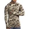 Duofold Men’s Lightweight Thermatrix Performance Thermal Shirt(Wood Camo)