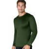 Duofold Men’s Mid Weight Varitherm Crew Neck Thermal Shirt(Olive)