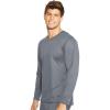 Duofold Men’s Mid Weight Varitherm Crew Neck Thermal Shirt(Smoked Pearl)