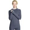 Duofold Women’s Light Weight Thermatrix Performance Thermal Shirt(Folkstone Grey)
