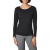 Duofold Women’s Mid Weight Wicking Thermal Shirt(Black)