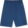 Champion Boys Shorts for Kids Athletic 2 Pack Lightweight Hybrid Short(Blue-light Gray)