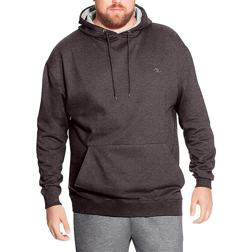 imageChampion Mens Reverse Weave Fleece Pullover Hoodie for Men Reg Or Big ampamp TallCharcoal Heather