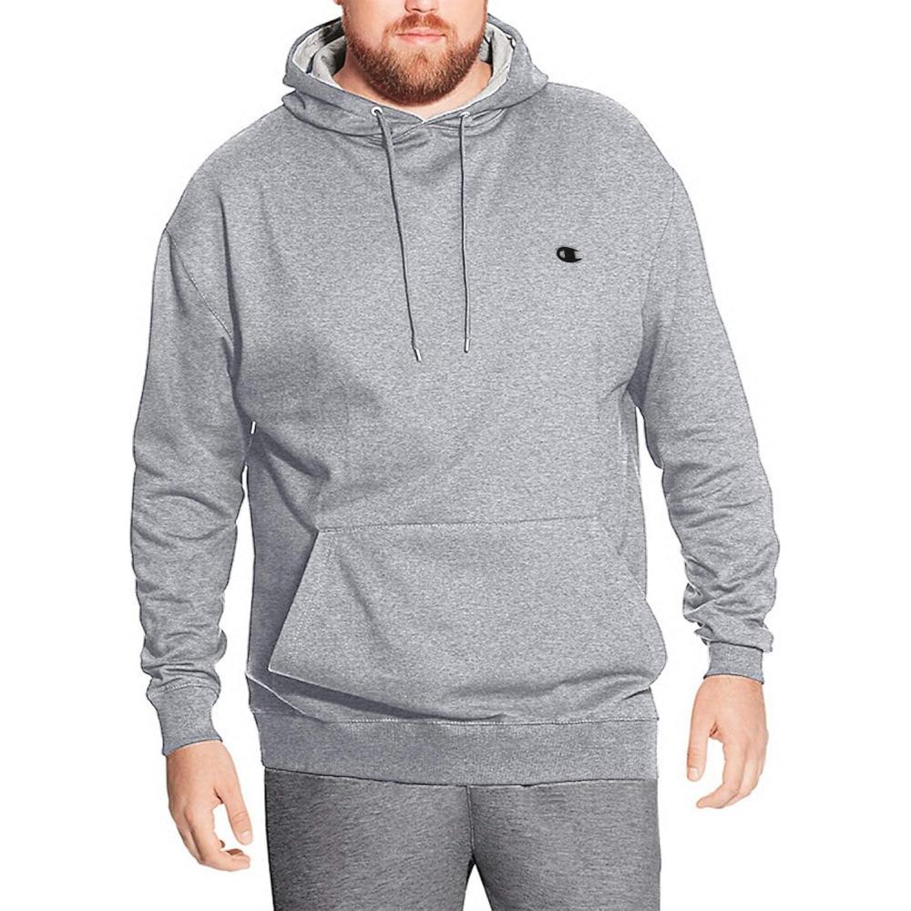 imageChampion Mens Reverse Weave Fleece Pullover Hoodie for Men Reg Or Big ampamp TallHeather Grey