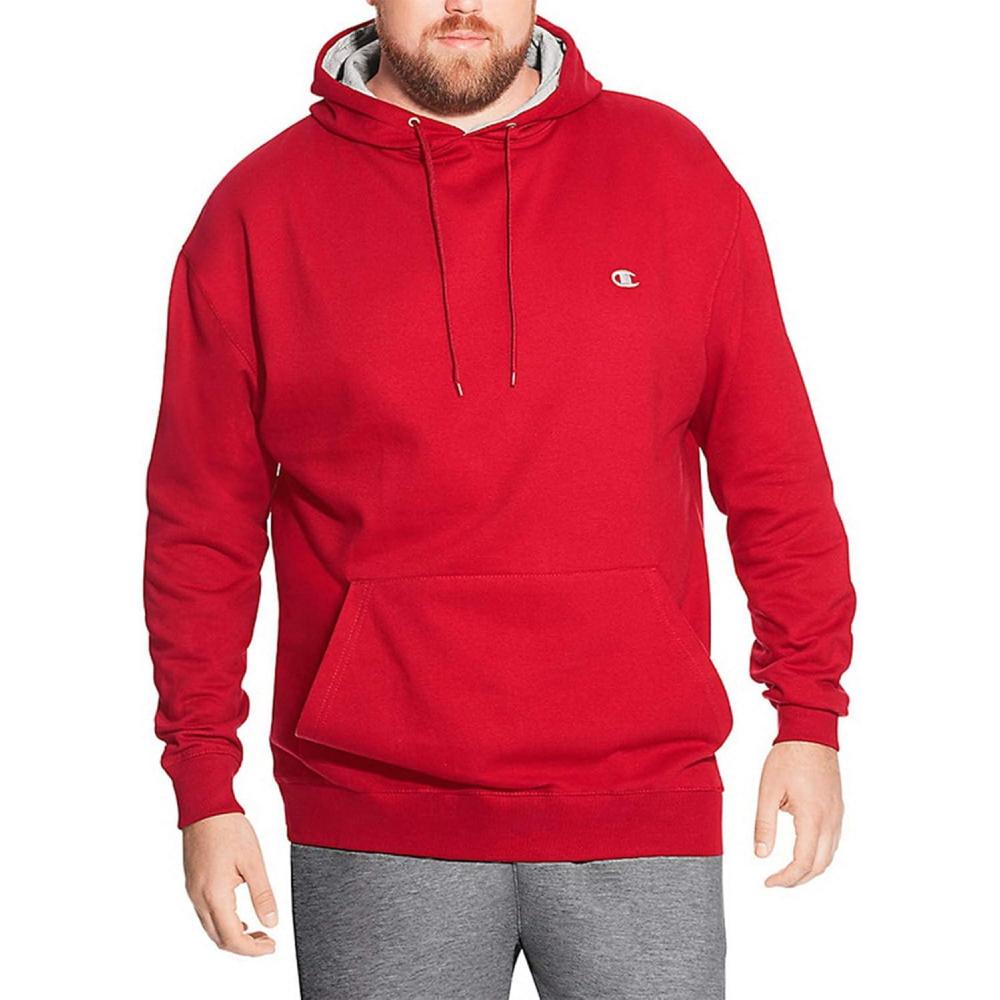 imageChampion Mens Reverse Weave Fleece Pullover Hoodie for Men Reg Or Big ampamp TallRed