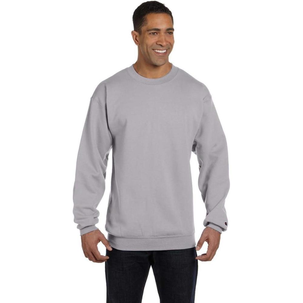 imageChampion mens Crewneck Sweatshirt Reverse Weave Heavyweight Fleece Sweatshirt for MenLight Steel