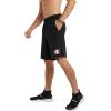 Champion Mens 9″ Lounge Shorts, Standard Fit, Lightweight, Available in Regular and Big & Tall(Black C Logo)