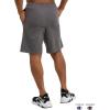 Champion Mens 9″ Lounge Shorts, Standard Fit, Lightweight, Available in Regular and Big & Tall(Granite Heather C Logo)