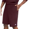 Champion Mens 9″ Lounge Shorts, Standard Fit, Lightweight, Available in Regular and Big & Tall(Maroon – C Patch Logo)