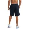 Champion Mens 9″ Lounge Shorts, Standard Fit, Lightweight, Available in Regular and Big & Tall(Navy – C Patch Logo)