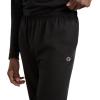 Champion Men’s Joggers, Everyday Cotton, Lightweight Lounge Knit Pants for Men, 31″(Black – C Logo)