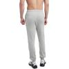 Champion Men’s Joggers, Everyday Cotton, Lightweight Lounge Knit Pants for Men, 31″(Oxford Gray – Classic Script Logo)