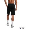 Champion Men’s Shorts, Fleece, Midweight Shorts, Athletic Shorts With Pockets (Reg. Or Big & Tall)(Black C Patch Logo)