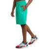 Champion Men’s Shorts, Fleece, Midweight Shorts, Athletic Shorts With Pockets (Reg. Or Big & Tall)(Green Vine C Patch Logo)