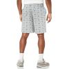 Champion Men’s Shorts, Fleece, Midweight Shorts, Athletic Shorts With Pockets (Reg. Or Big & Tall)(Script Oxford Gray/Nifty Turquoise)