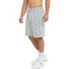 Champion Men’s Shorts, Fleece, Midweight Shorts, Athletic Shorts With Pockets (Reg. Or Big & Tall)(Script Oxford Gray/Nifty Turquoise)