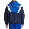 Champion mens Color Block Lined Windbreaker With Hood(Royal Blue Combo)