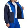 Champion mens Color Block Lined Windbreaker With Hood(Royal Blue Combo)