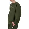 Champion mens Crewneck Sweatshirt, Reverse Weave, Heavyweight Fleece Sweatshirt for Men(Acadia Green Left Chest C)