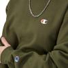 Champion mens Crewneck Sweatshirt, Reverse Weave, Heavyweight Fleece Sweatshirt for Men(Acadia Green Left Chest C)