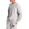 Champion mens Crewneck Sweatshirt, Reverse Weave, Heavyweight Fleece Sweatshirt for Men(Oxford Gray Left Chest C)