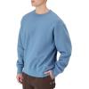 Champion mens Crewneck Sweatshirt, Reverse Weave, Heavyweight Fleece Sweatshirt for Men(Washed Antique Blue)