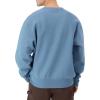 Champion mens Crewneck Sweatshirt, Reverse Weave, Heavyweight Fleece Sweatshirt for Men(Washed Antique Blue)