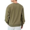 Champion mens Crewneck Sweatshirt, Reverse Weave, Heavyweight Fleece Sweatshirt for Men(Washed Outdoor Olive Green)