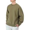 Champion mens Crewneck Sweatshirt, Reverse Weave, Heavyweight Fleece Sweatshirt for Men(Washed Outdoor Olive Green)