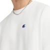 Champion mens Crewneck Sweatshirt, Reverse Weave, Heavyweight Fleece Sweatshirt for Men(White Left Chest C)