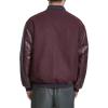 Champion mens Letterman Varsity Bomber Jacket With Patches(Wine)