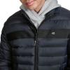 Champion mens Lightweight Packable Puffer Jacket(Black)