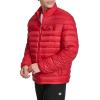 Champion mens Lightweight Packable Puffer Jacket(Chili Pepper)