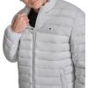 Champion mens Lightweight Packable Puffer Jacket(Ice)