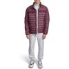Champion mens Lightweight Packable Puffer Jacket(Wine)