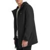 Champion mens Mid-length Soft Shell Performance Jacket With Sherpa Lining(Black)
