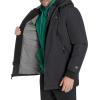 Champion mens Mid-length Soft Shell Performance Jacket With Sherpa Lining(Black Flex Tech)